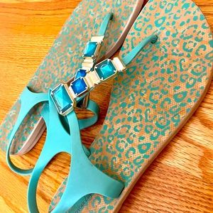 Turquoise Sandals